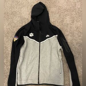 Nike black and grey Clemson Orange Bowl zip up hoodie